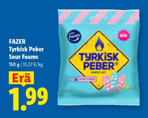 FAZER Tyrkisk Peber Sour Foams