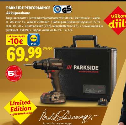 PARKSIDE PERFORMANCE Akkuporakone
