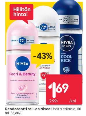 Deodorantti roll-on Nivea