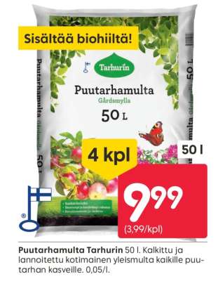 Puutarhamulta Tarhurin