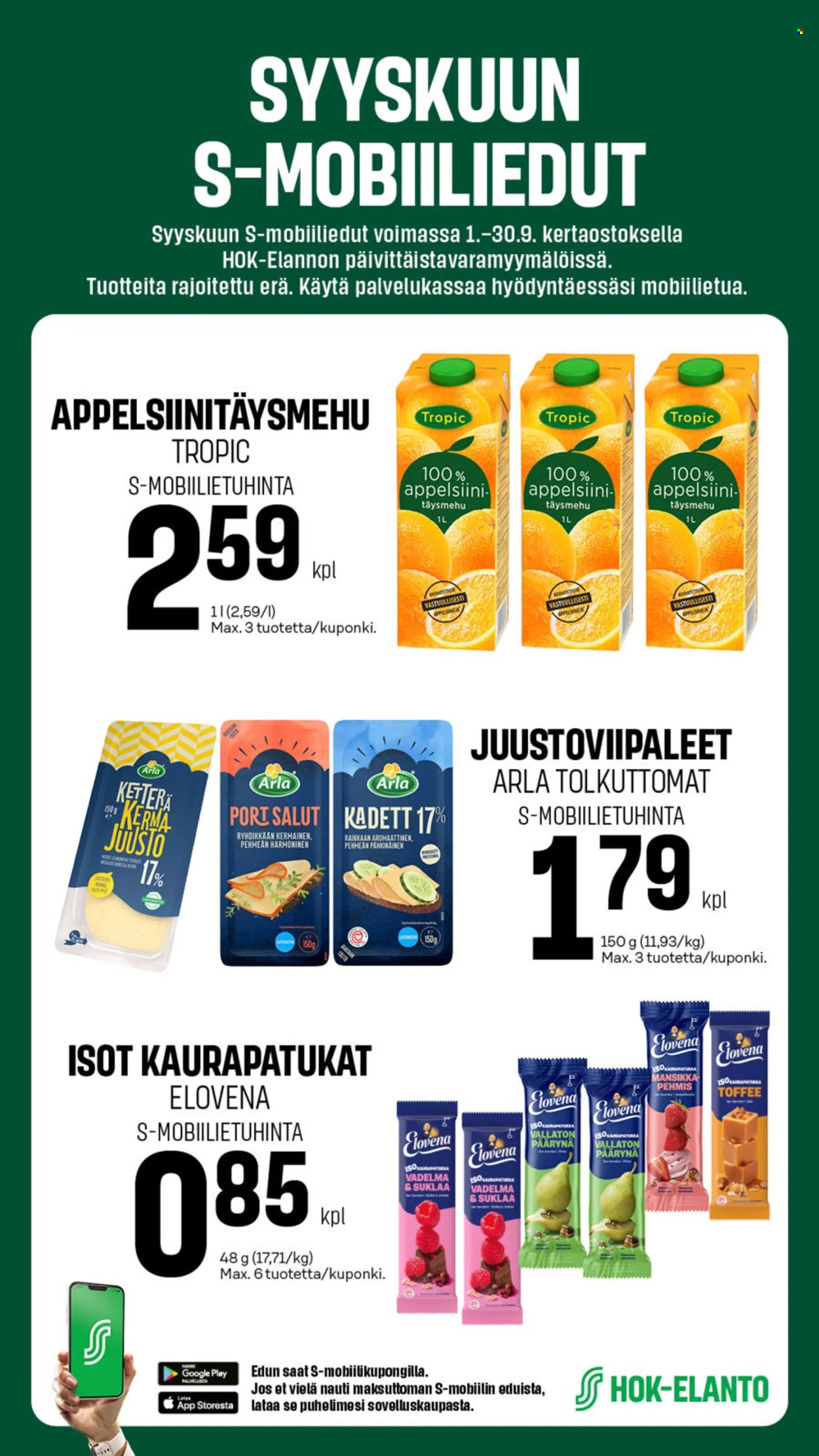 S-market tarjoukset - 01.09.2026 - 30.09.2026. Sivu 1