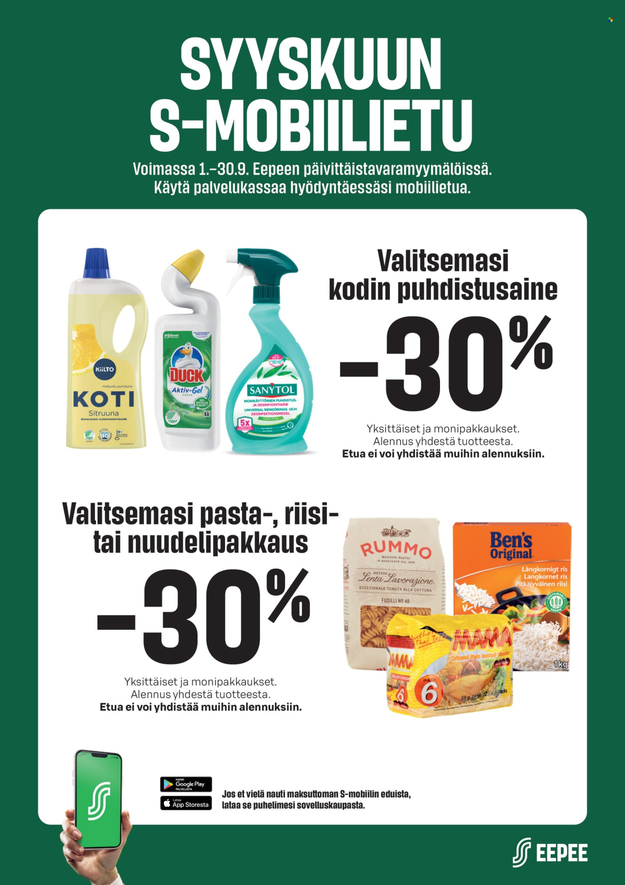 S-market tarjoukset - 01.09.2026 - 30.09.2026. Sivu 1