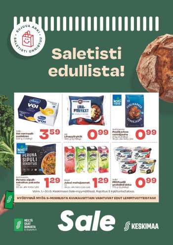 Sale tarjoukset  - 01.09.2026 - 30.09.2026.