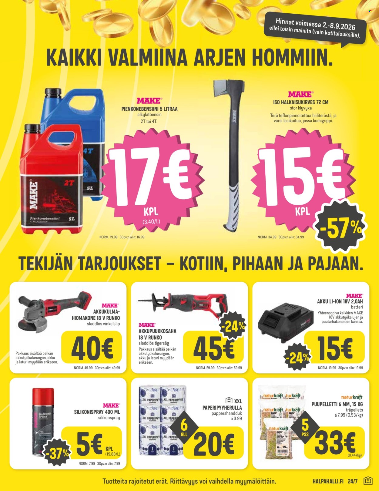 HalpaHalli tarjoukset - 02.09.2026 - 08.09.2026. Sivu 9