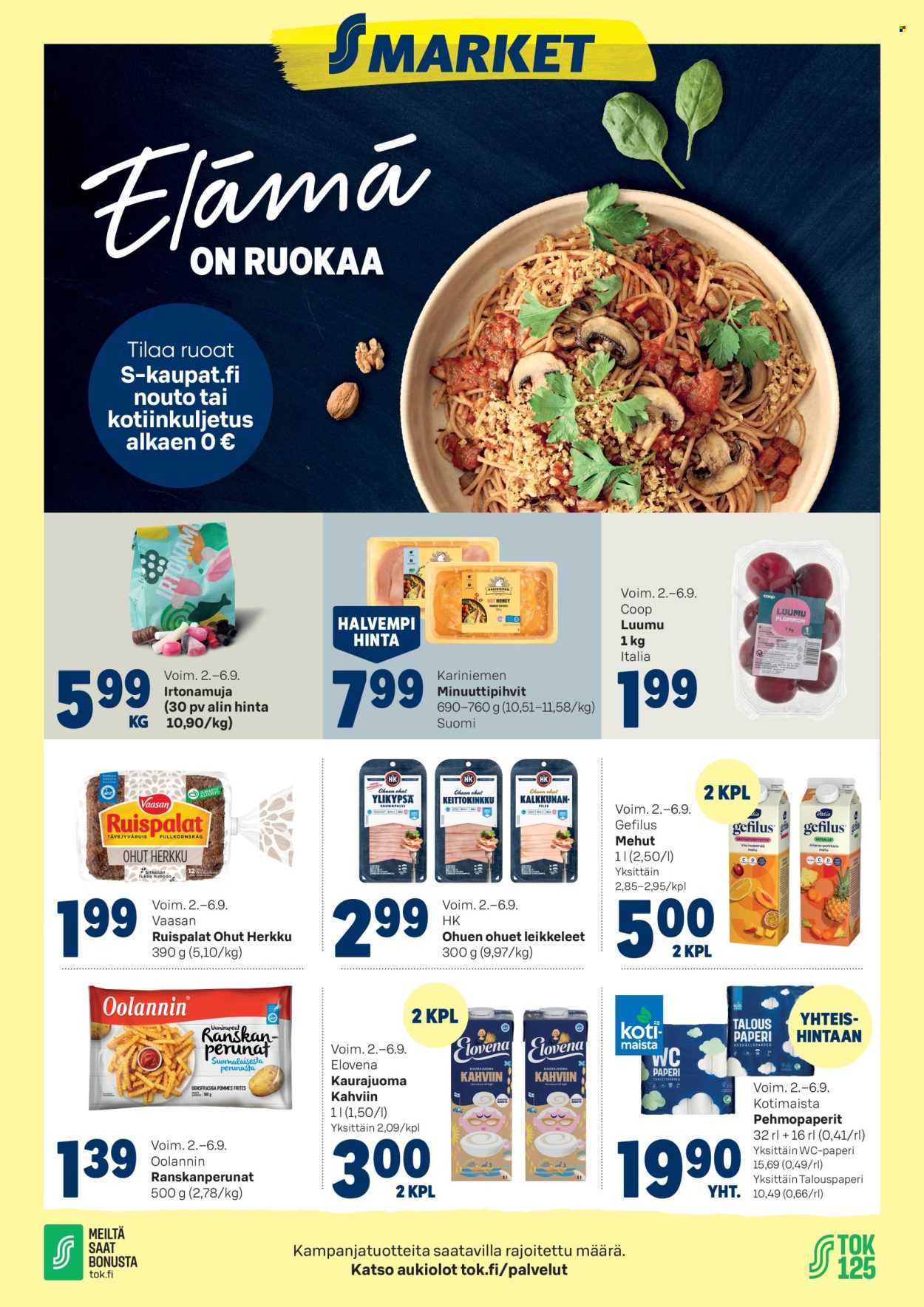S-market tarjoukset - 02.09.2026 - 06.09.2026. Sivu 1