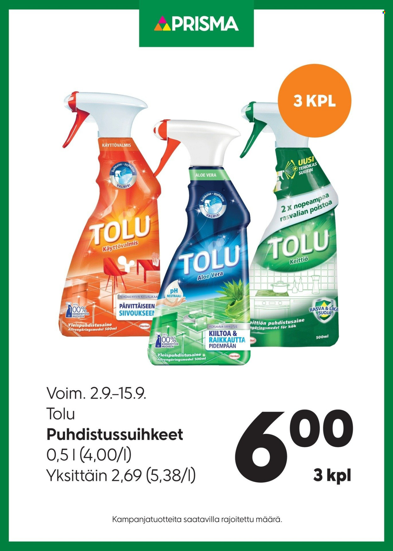 Prisma tarjoukset - 02.09.2026 - 15.09.2026. Sivu 3