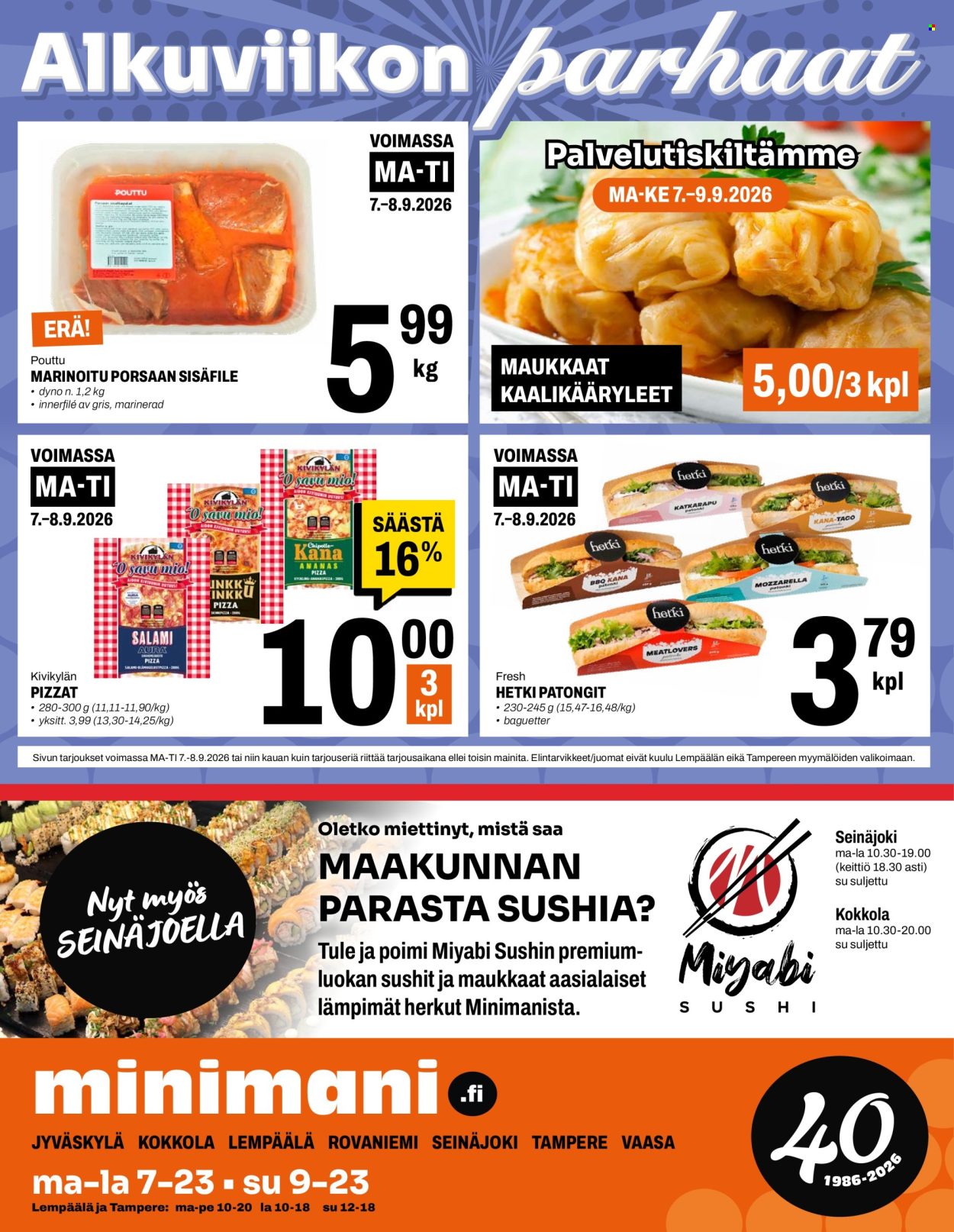 Minimani tarjoukset - 02.09.2026 - 06.09.2026. Sivu 16