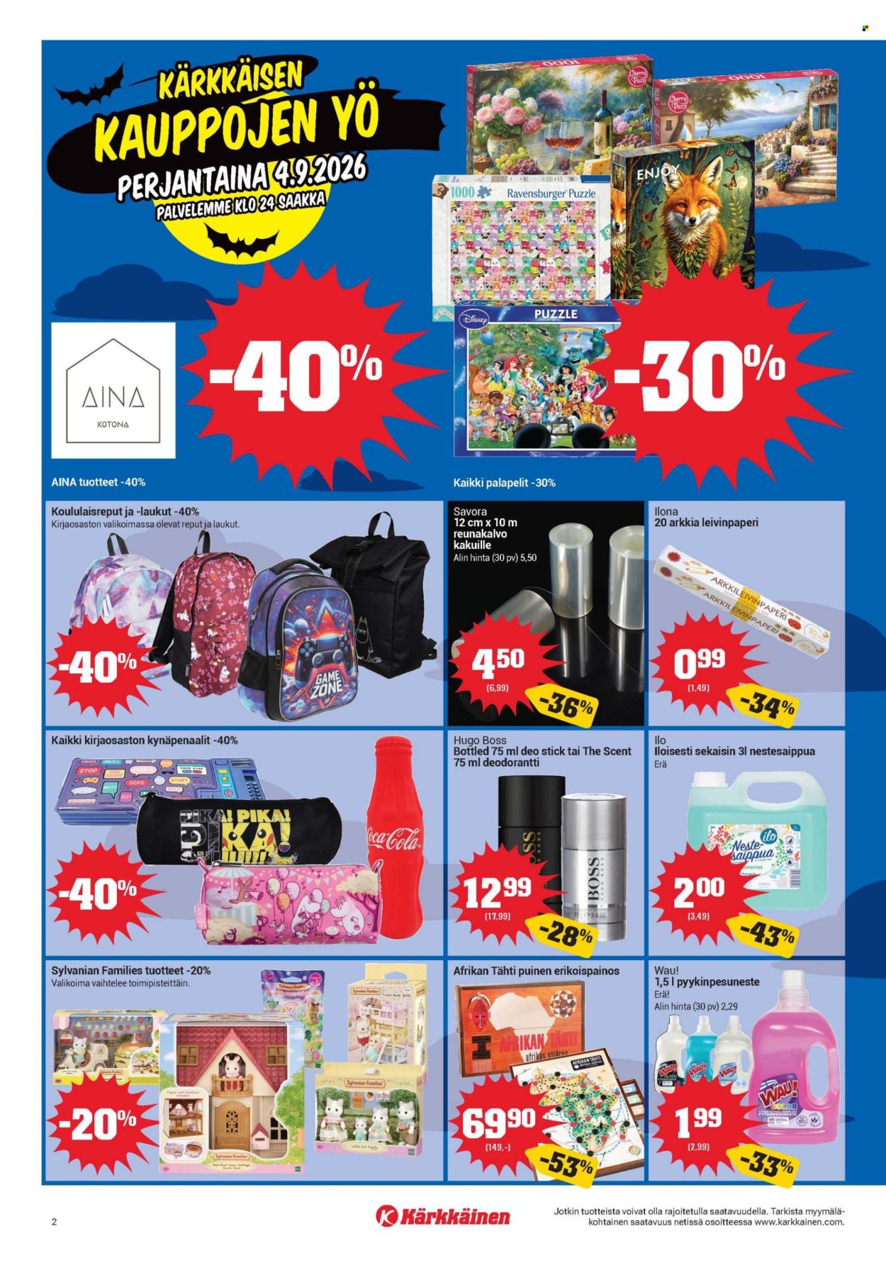 Kärkkäinen tarjoukset - 02.09.2026 - 15.09.2026. Sivu 2