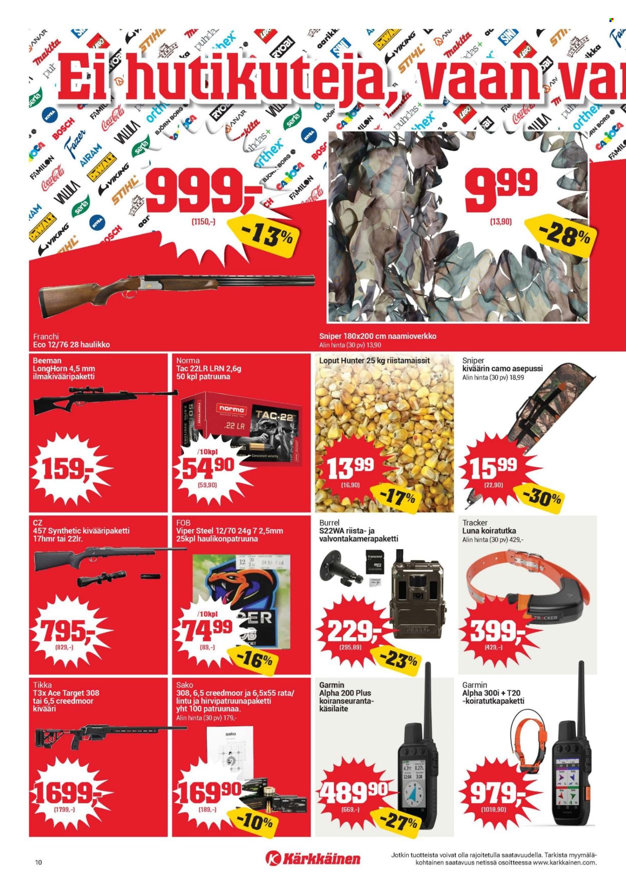 Kärkkäinen tarjoukset - 02.09.2026 - 15.09.2026. Sivu 10