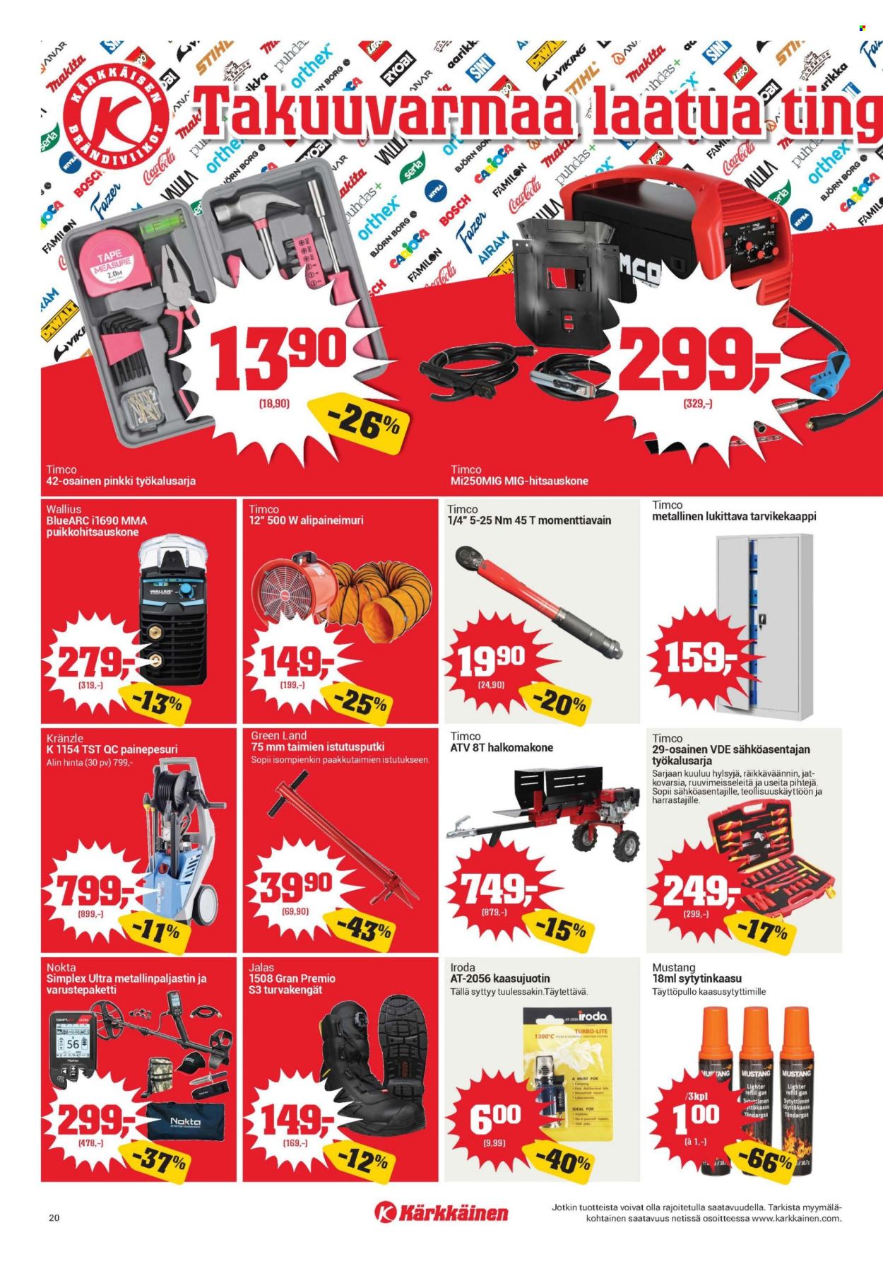 Kärkkäinen tarjoukset - 02.09.2026 - 15.09.2026. Sivu 20