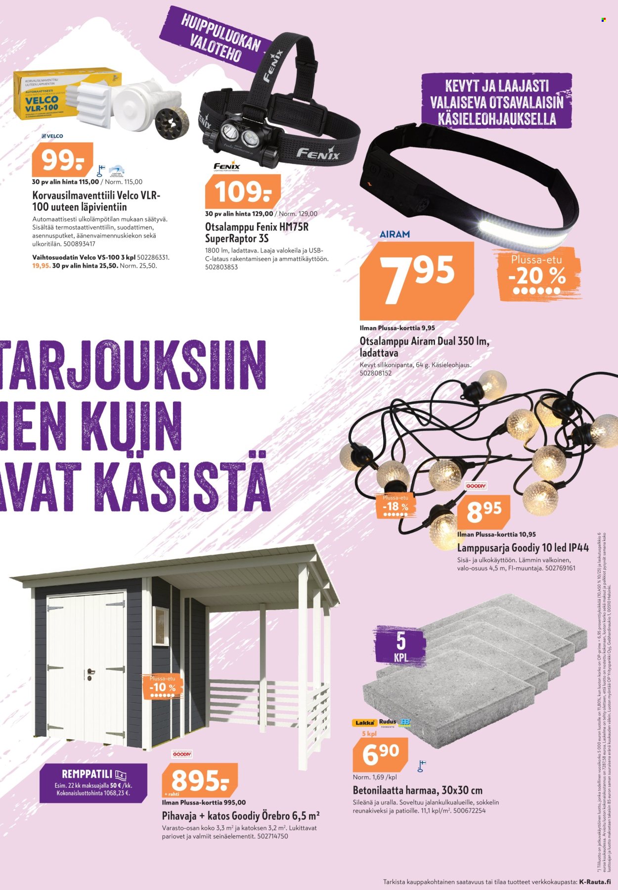 K-Rauta tarjoukset - 02.09.2026 - 15.09.2026. Sivu 5