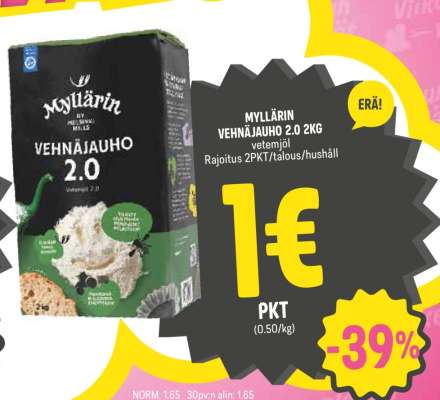 MYLLÄRIN VEHNÄJAUHO 2.0 2KG
