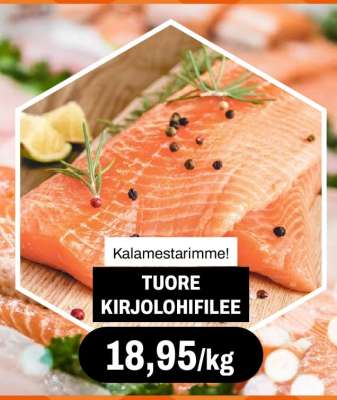 Tuore kirjolohifilee