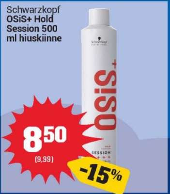 Schwarzkopf OSIS+ Hold Session 500 ml hiuskiinne