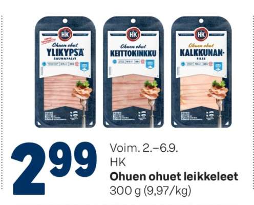 HK OHUEN OHUET LEIKKELEET