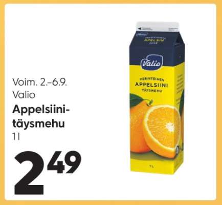 Valio Appelsiinitäysmehu