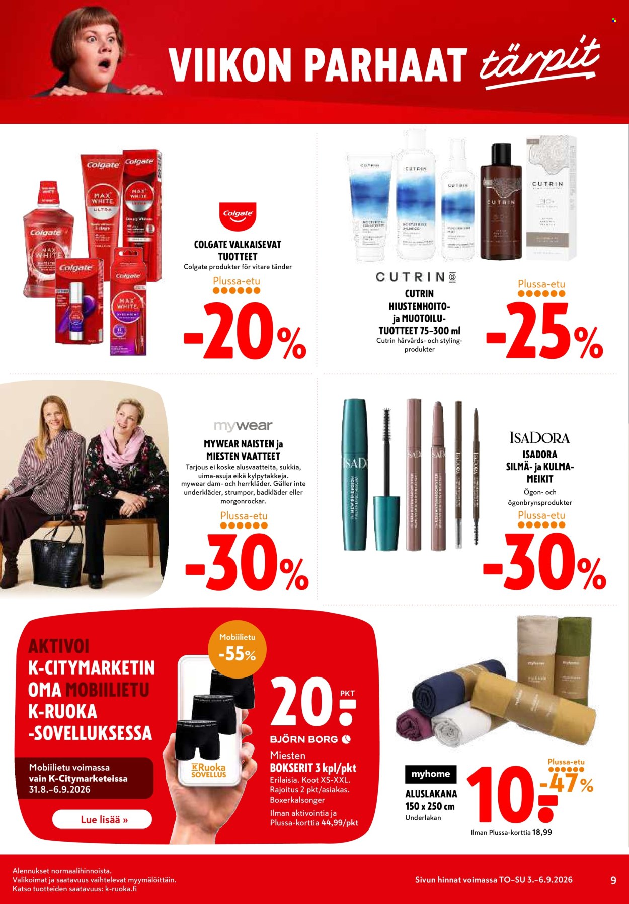 K-citymarket tarjoukset - 03.09.2026 - 06.09.2026. Sivu 9