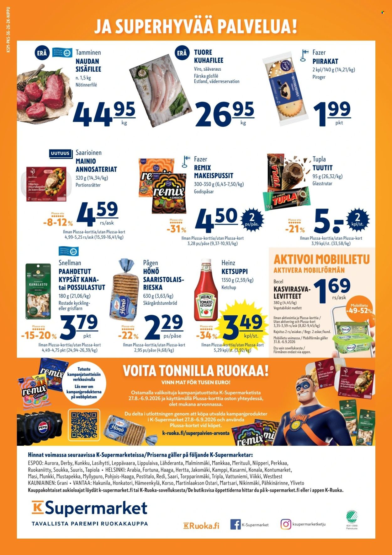 K-Supermarket tarjoukset - 03.09.2026 - 06.09.2026. Sivu 4