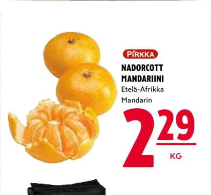 Pirkka Nadorcott mandariini