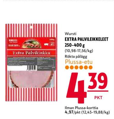 Wursti EXTRA PALVILEIKKELEET