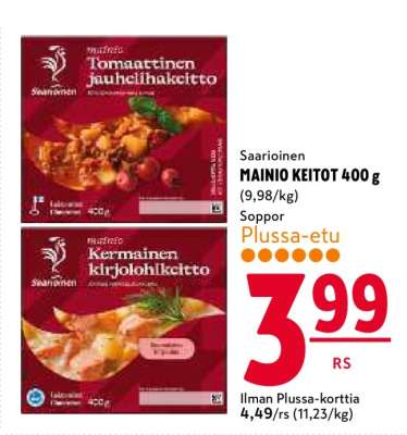 Saarioinen MAINIO KEITOT 400 g