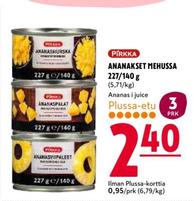 Pirkka ANANAKSET MEHUSSA