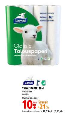Lambi TALOUSPAPERI 16 RL