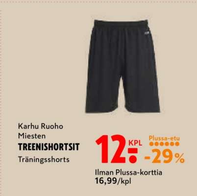 Karhu Ruoho Miesten TREENISHORTSIT