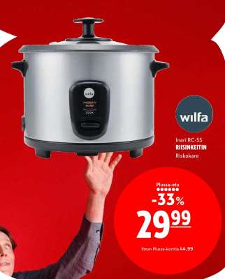 Wilfa Inari RC-5S RIISINKEITIN