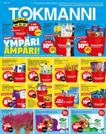Tokmanni tarjoukset  - 07.09.2026 - 13.09.2026.