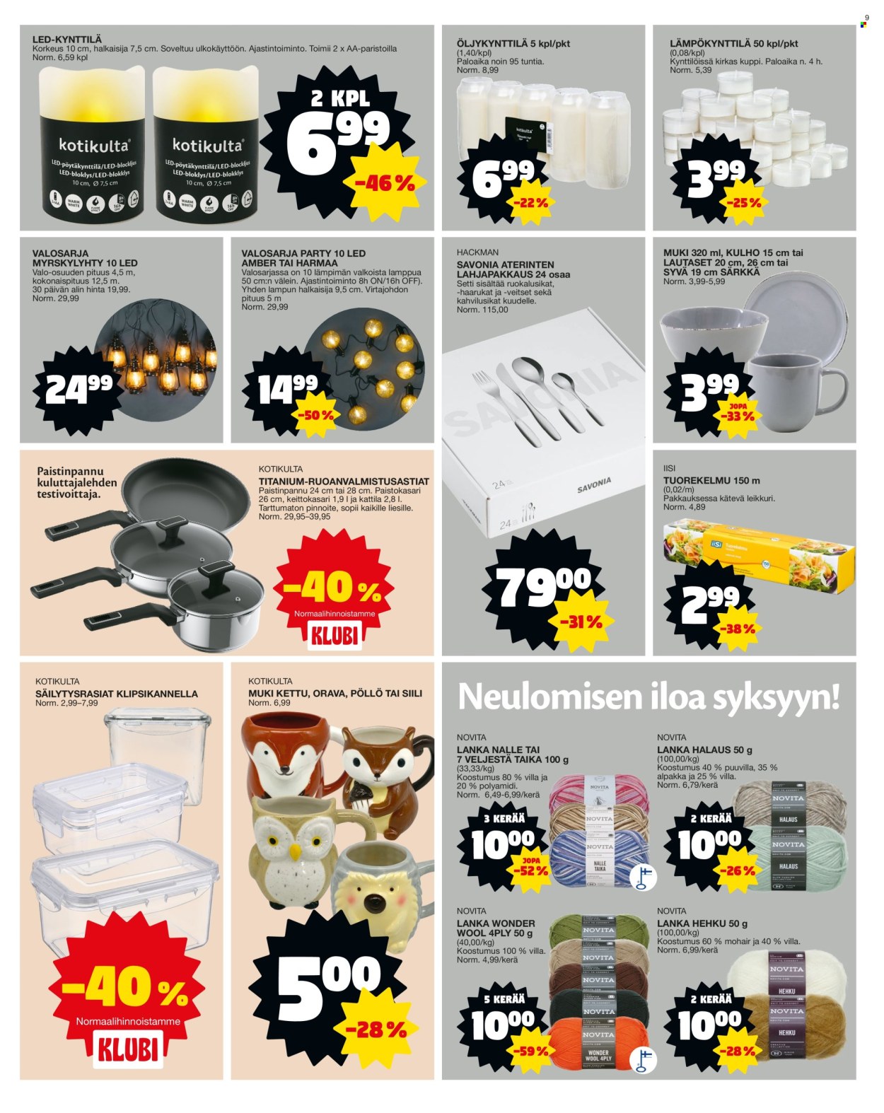 Tokmanni tarjoukset - 07.09.2026 - 13.09.2026. Sivu 9