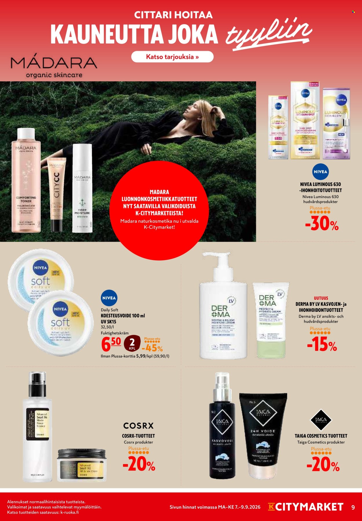 K-citymarket tarjoukset - 07.09.2026 - 09.09.2026. Sivu 9