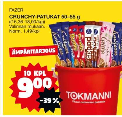 FAZER CRUNCHY-PATUKAT