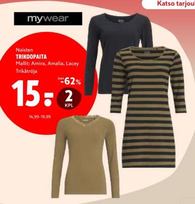 mywear Naisten TRIKOOPAITA