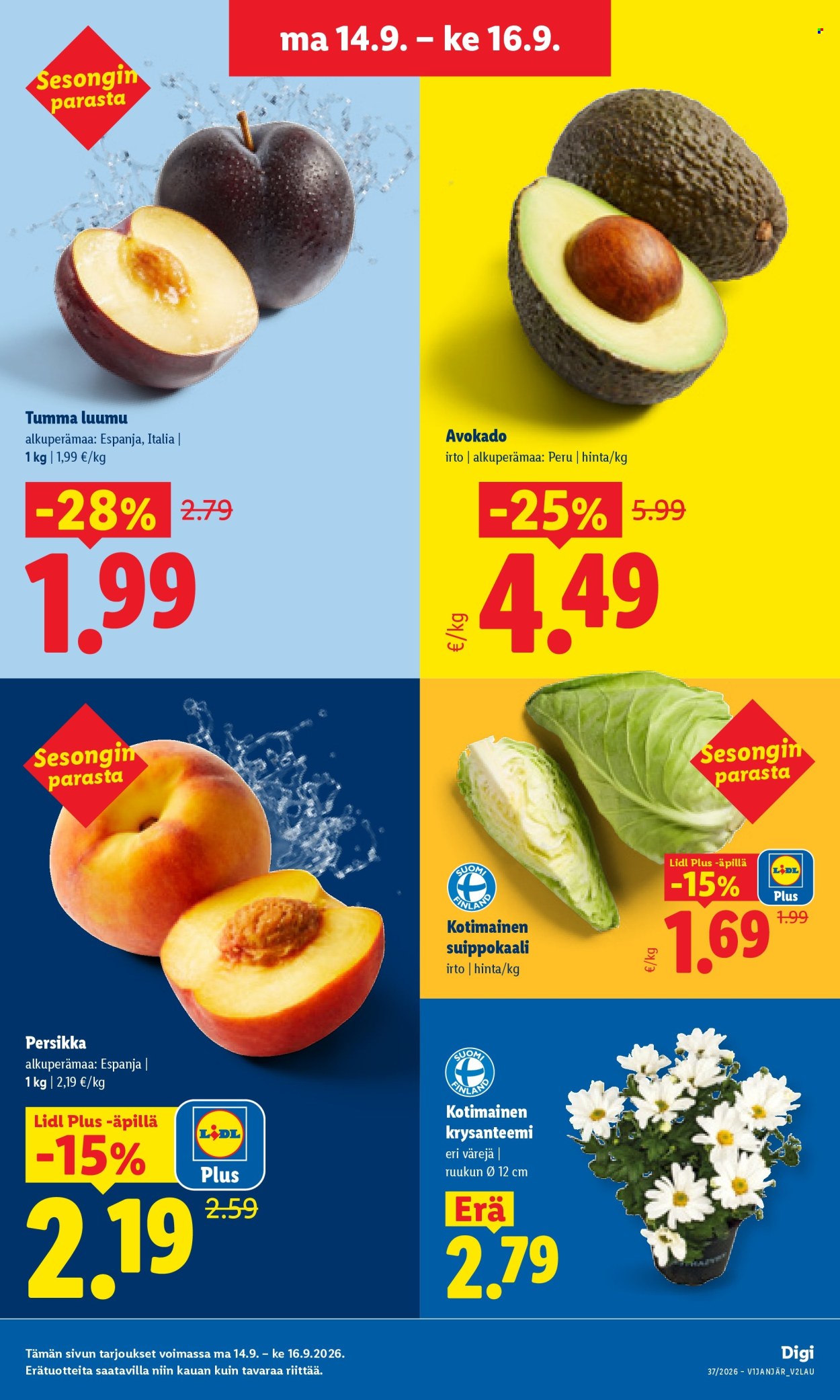 Lidl tarjoukset - 14.09.2026 - 16.09.2026. Sivu 3