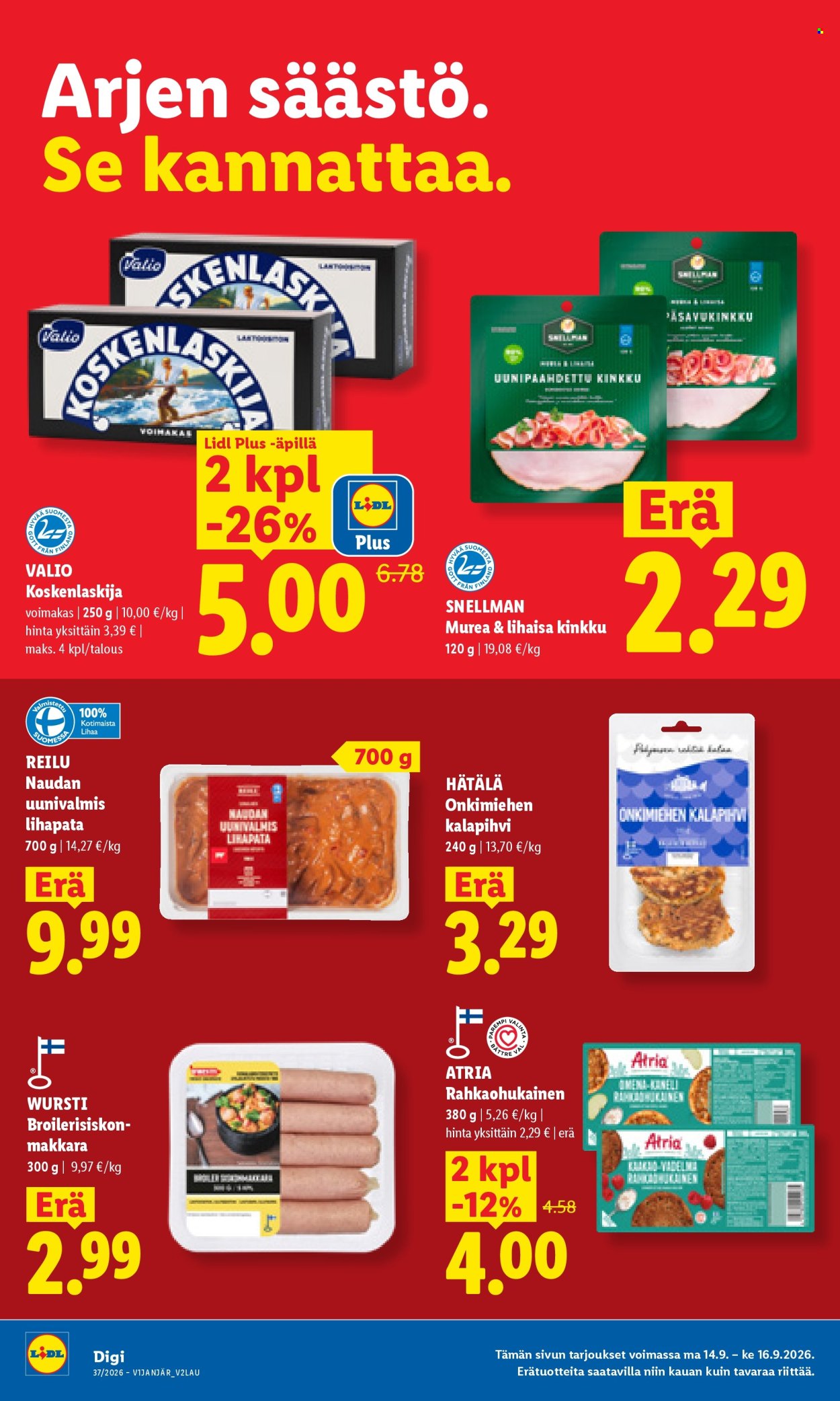 Lidl tarjoukset - 14.09.2026 - 16.09.2026. Sivu 4