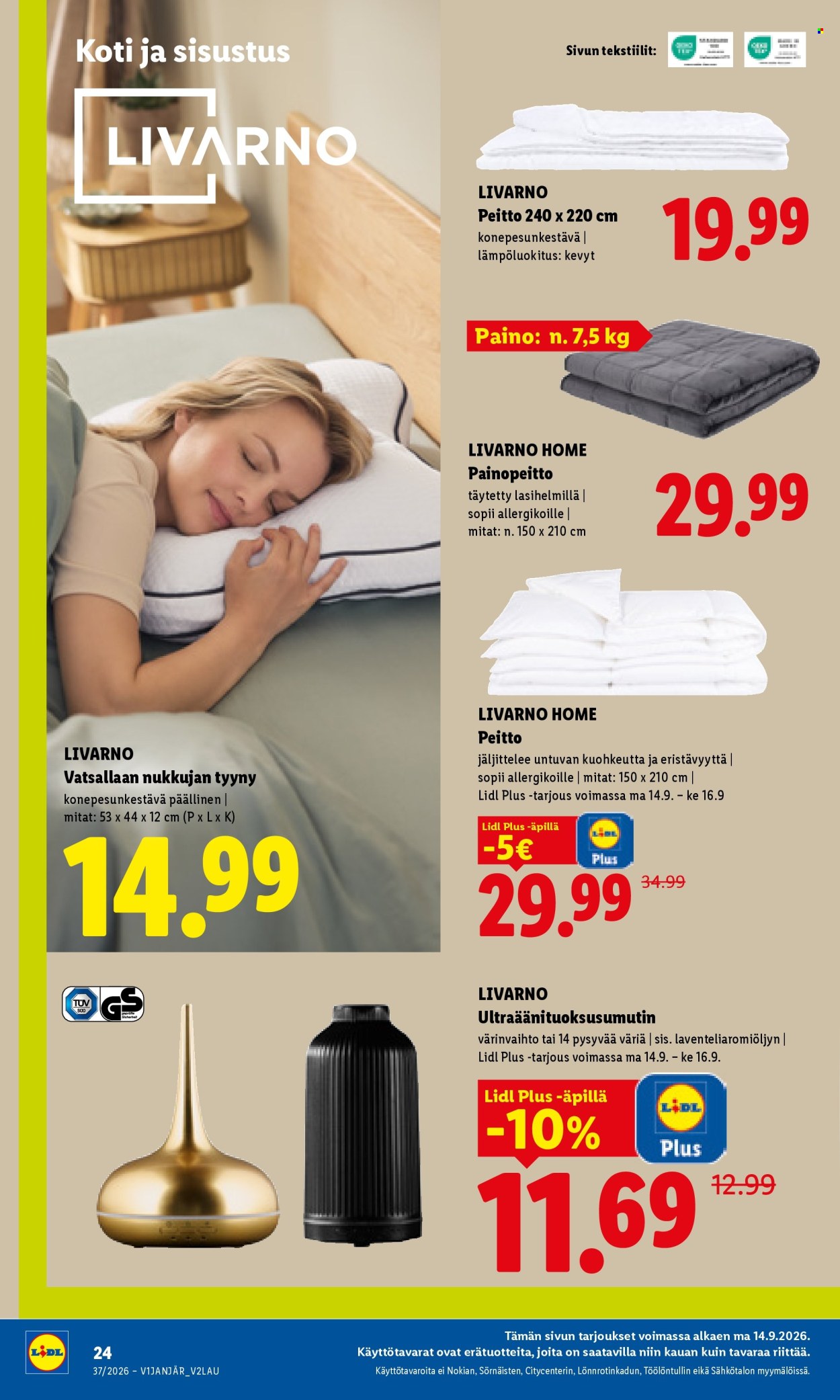 Lidl tarjoukset - 14.09.2026 - 16.09.2026. Sivu 7