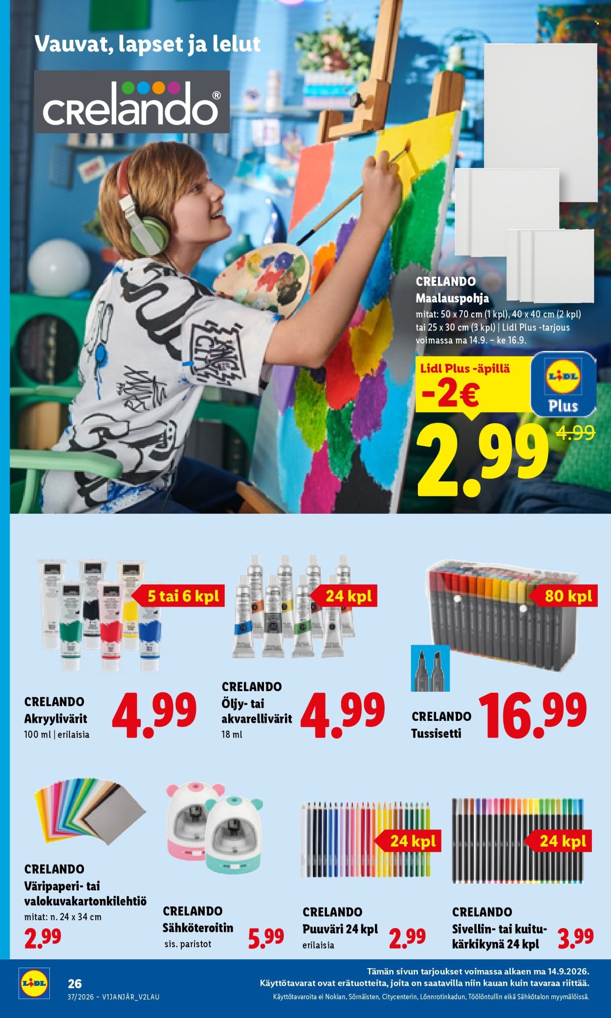 Lidl tarjoukset - 14.09.2026 - 16.09.2026. Sivu 9