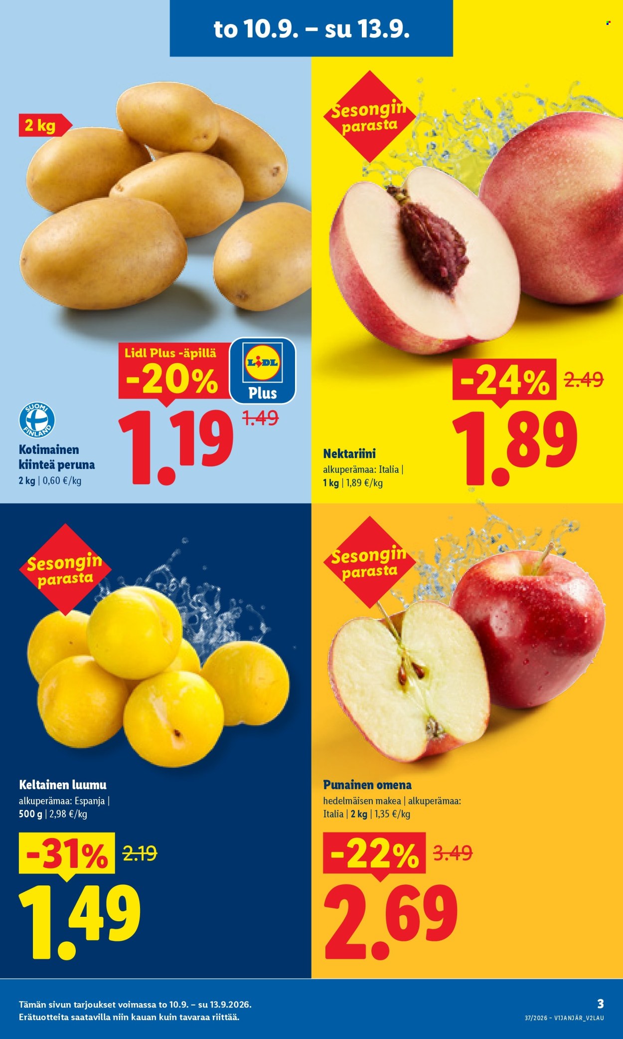 Lidl tarjoukset - 10.09.2026 - 13.09.2026. Sivu 3