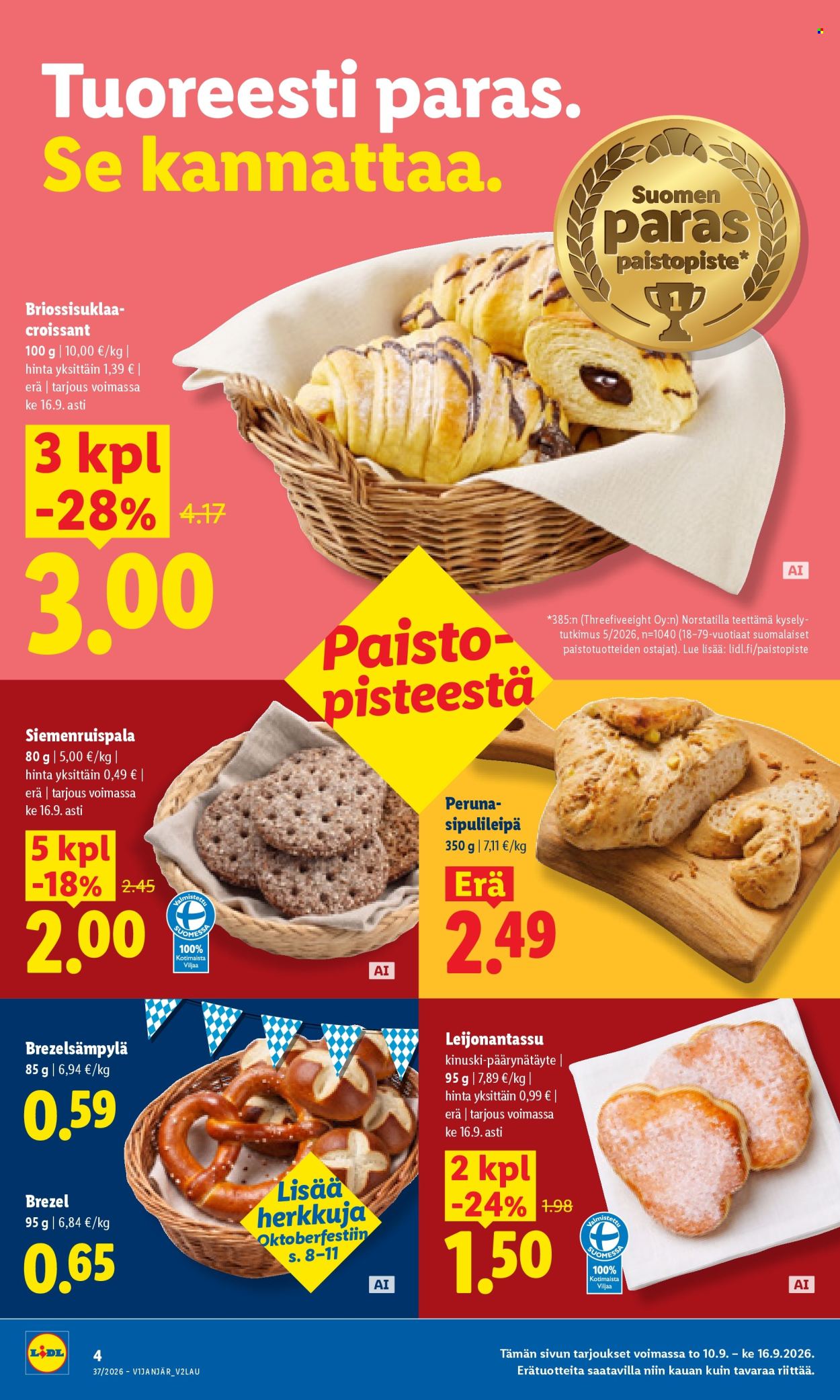 Lidl tarjoukset - 10.09.2026 - 13.09.2026. Sivu 4