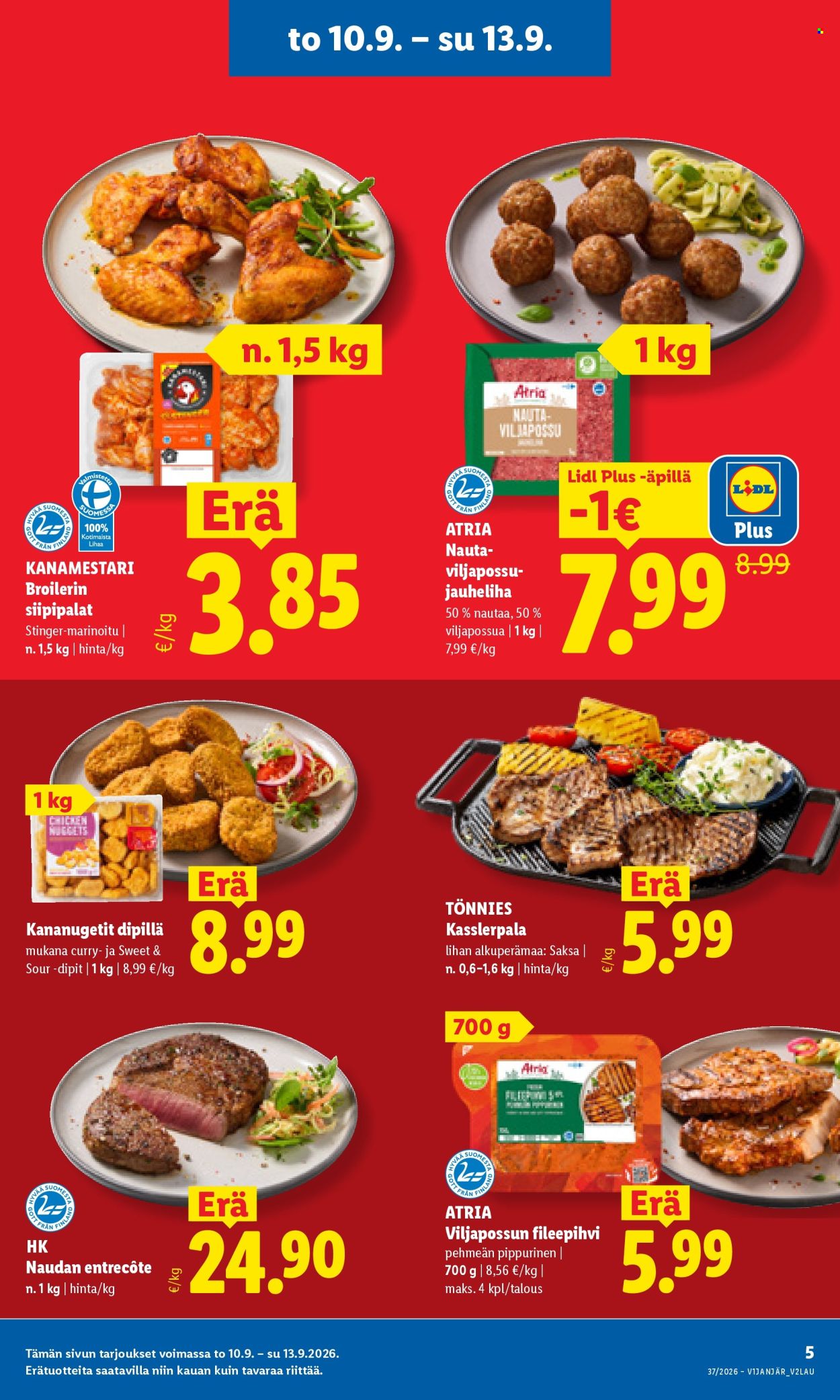Lidl tarjoukset - 10.09.2026 - 13.09.2026. Sivu 5