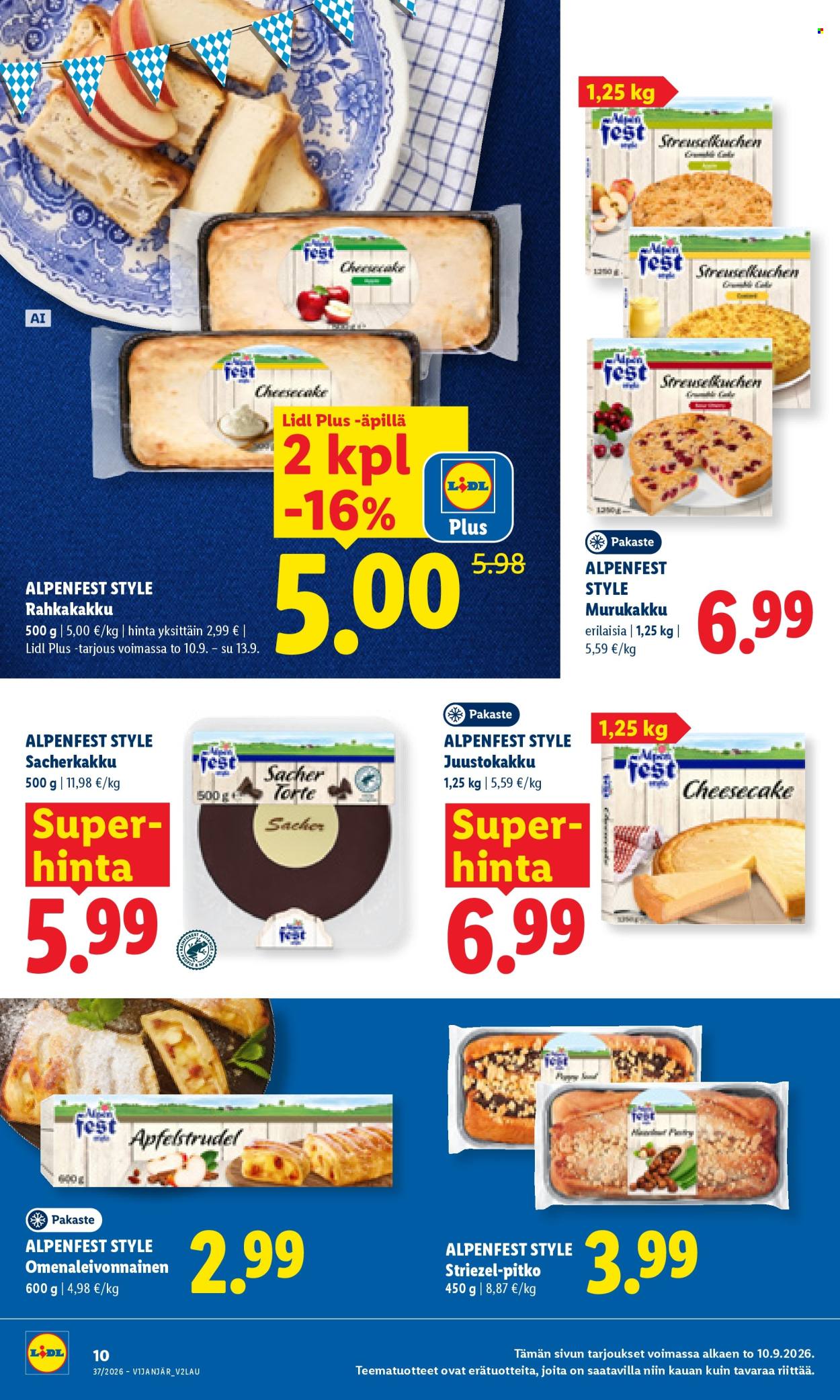 Lidl tarjoukset - 10.09.2026 - 13.09.2026. Sivu 10