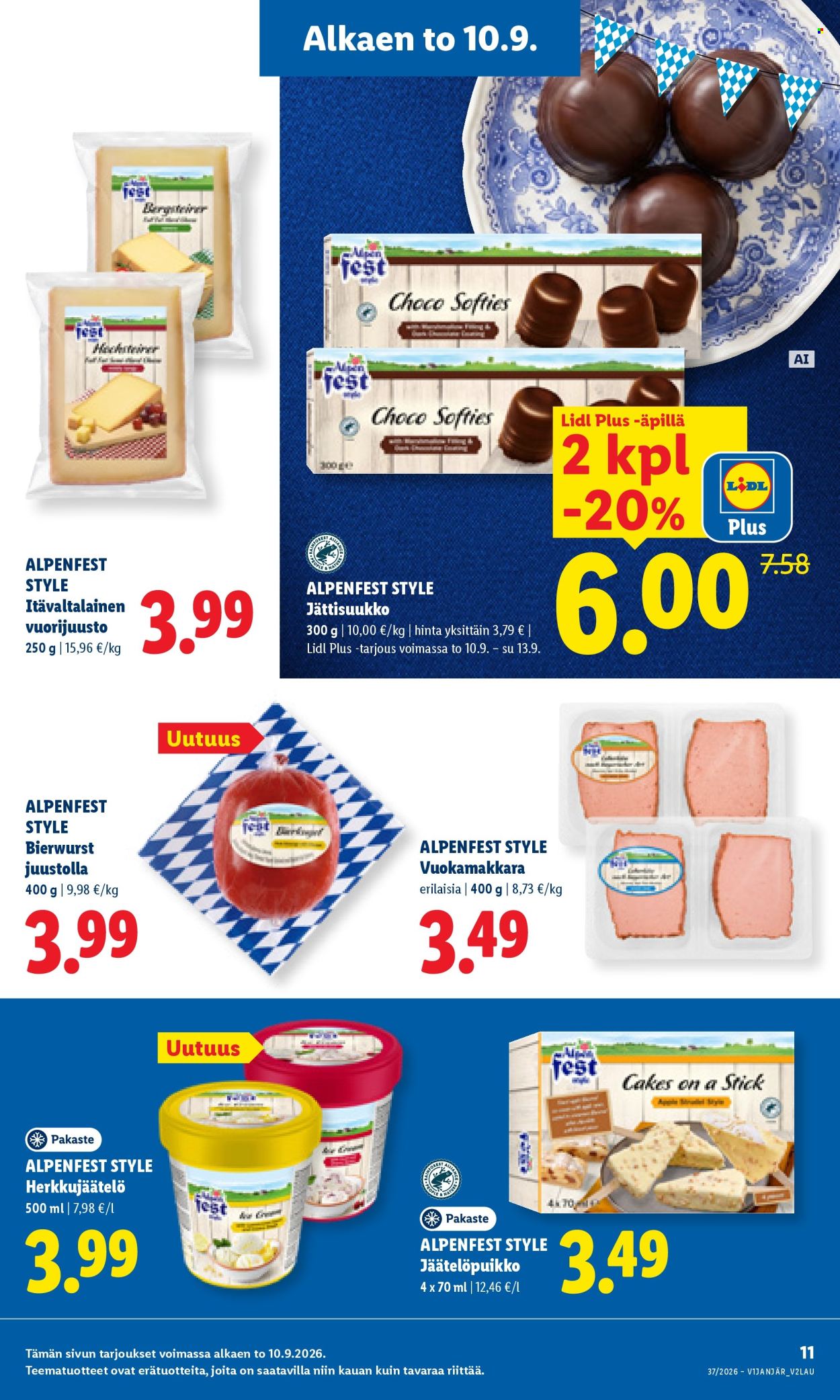 Lidl tarjoukset - 10.09.2026 - 13.09.2026. Sivu 11