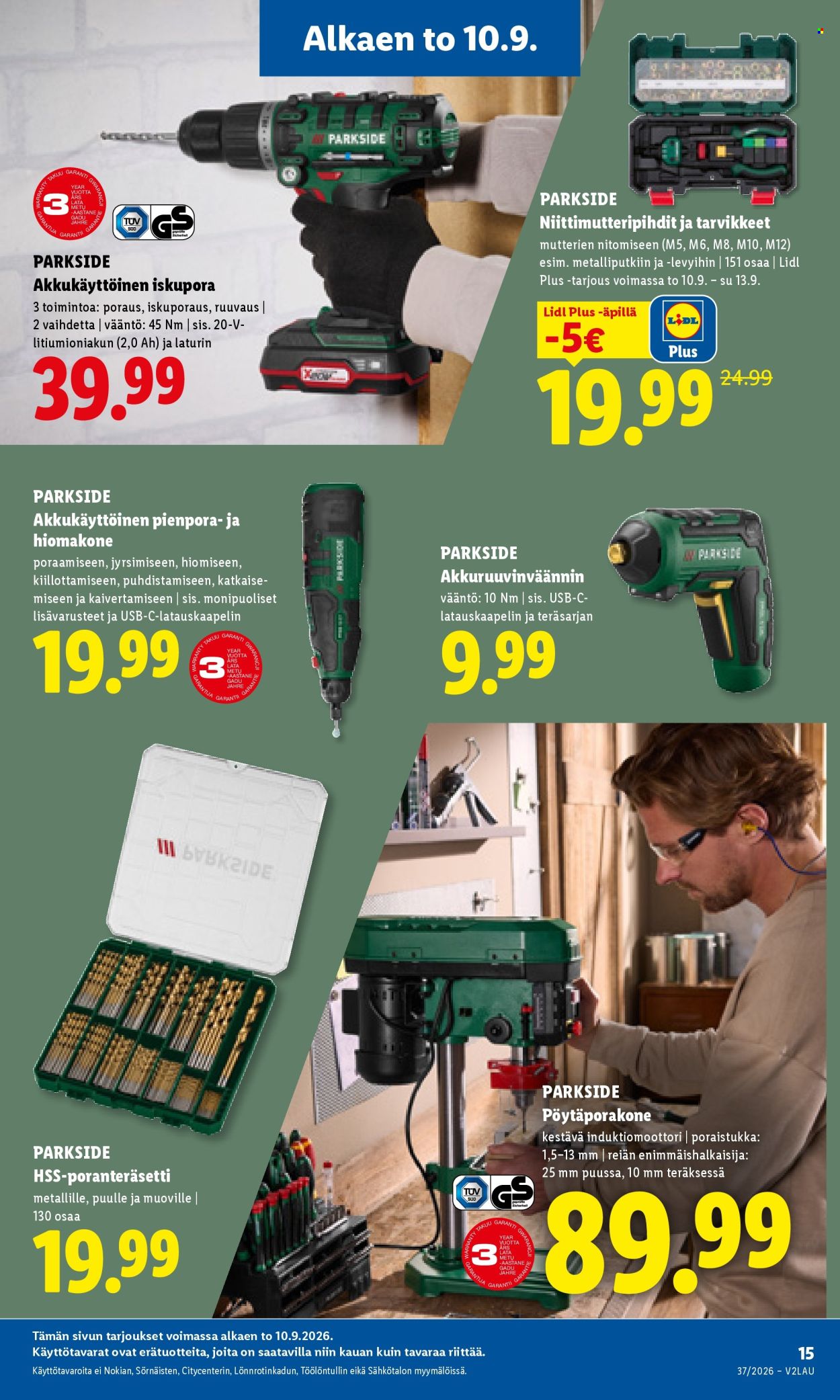 Lidl tarjoukset - 10.09.2026 - 13.09.2026. Sivu 17
