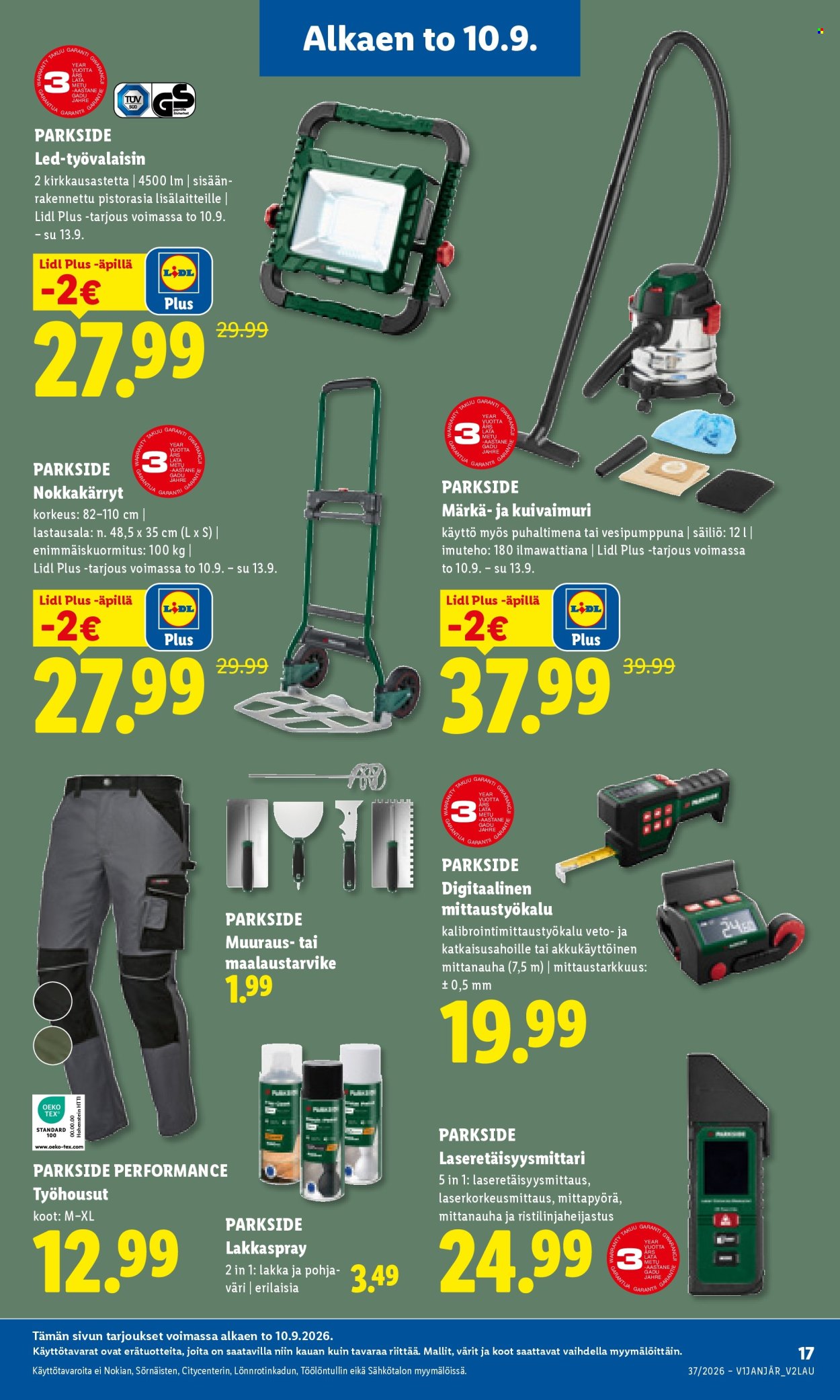 Lidl tarjoukset - 10.09.2026 - 13.09.2026. Sivu 19