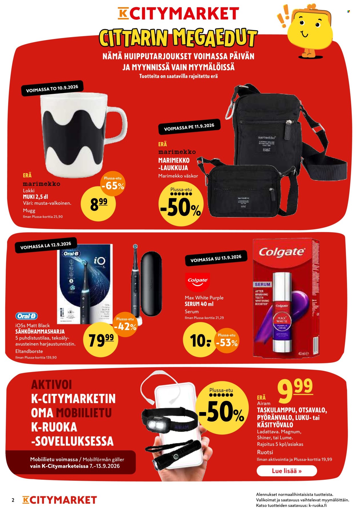 K-citymarket tarjoukset - 10.09.2026 - 20.09.2026. Sivu 2