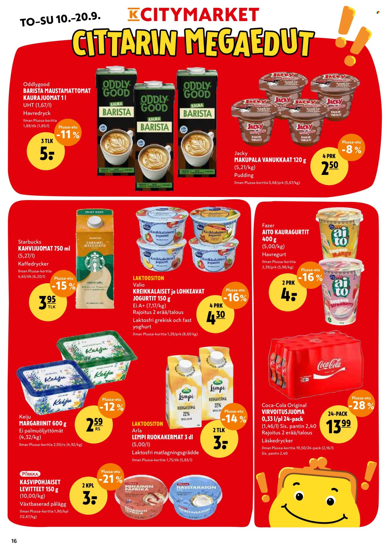 K-citymarket tarjoukset - 10.09.2026 - 20.09.2026. Sivu 16