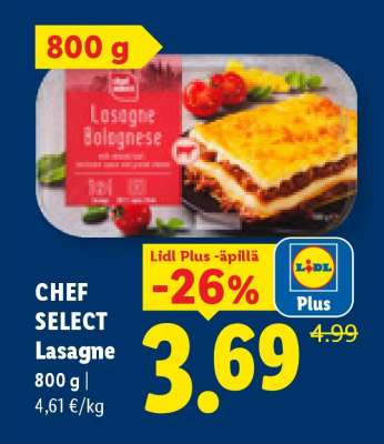 CHEF SELECT Lasagne