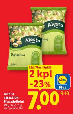 ALESTO SELECTION Pistaasipähkinä