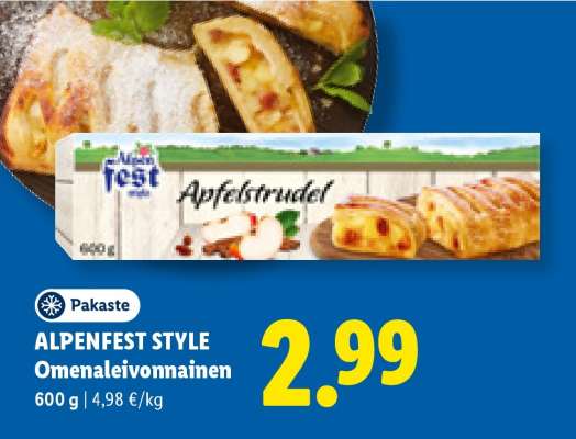 ALPENFEST STYLE Omenaleivonnainen